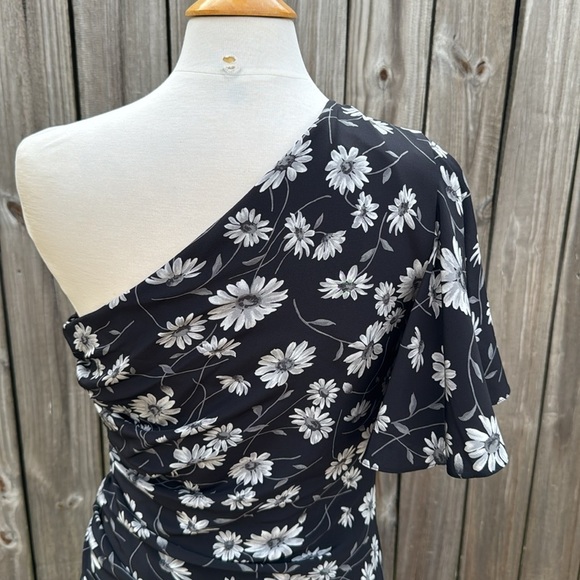 Michael Kors Collection Daisy Silk Crepe De Chine Dress, size 14 - Picture 8 of 10